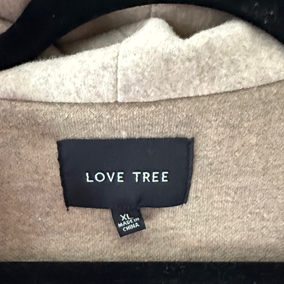 Love Tree Beige Hooded Jacket - Picture 2 of 3